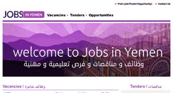 Desktop Screenshot of jobsinyemen.com